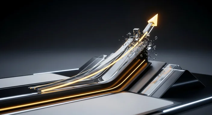 Aviator crash game graph with a rising line and a sudden crash, representing timing-based cashouts